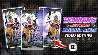 trending krishna status video editing || Capcut key frame reels Editing || janmashtami video editing screenshot 5