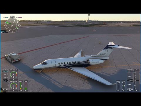 MSFS Citation Longitude - einfach mal fliegen! Tutorial-Flug von Barcelona nach Mallorca.