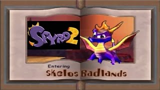 Spyro 2 Gateway To Glimmer (PlayStation Magazine Demo): Part 2 - Skelos Badlands [100%]