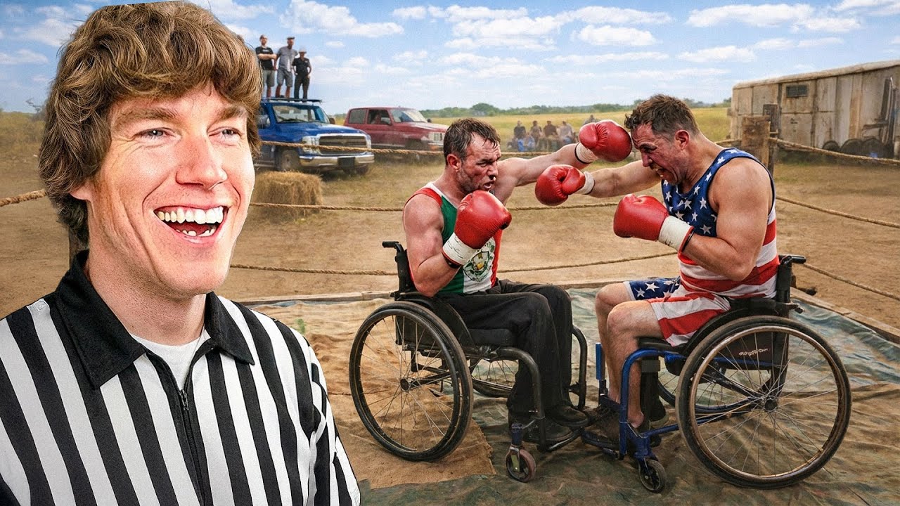 Backyard Wheelchair Boxing!