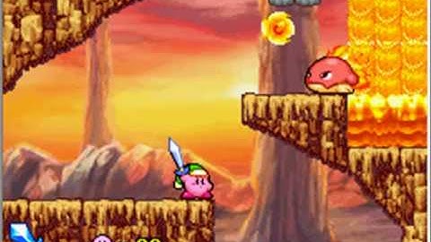 Kirby Squeak Squad- Vocal Volcano (World 5) Part 1