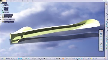 Crankset part 2 Crankarm part 3 - Generative Shape Design - CATIA V5