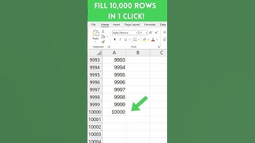 Fill Series in Excel with One Click #excel #exceltips #msexcel #exceltutorial