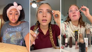 GRWM  ( get ready with me ) Makeup storytime - TikTok compilation ❤️(skincare, makeup, outfits) 177?