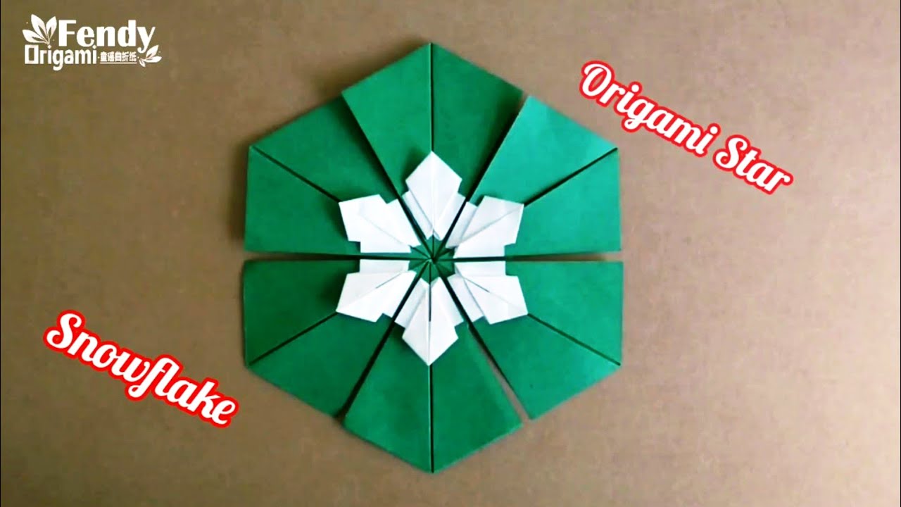 Origami Leaf Star For Christmas 折纸大叶星(2) YouTube