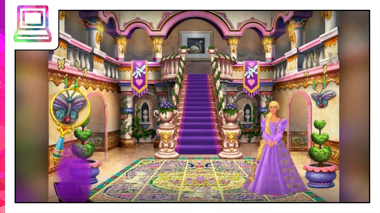 rapunzel barbie game