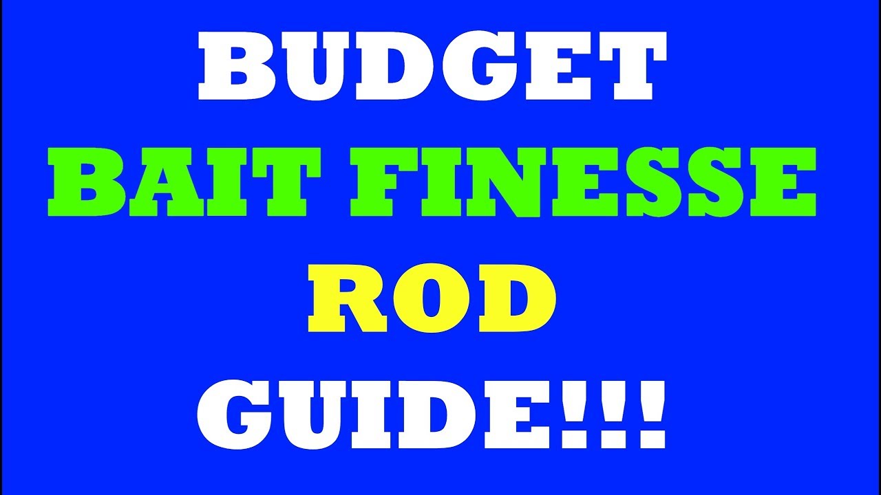 BUDGET BAIT FINESSE ROD GUIDE!!! I SHOW YOU THE CHEAPEST BAIT FINESSE