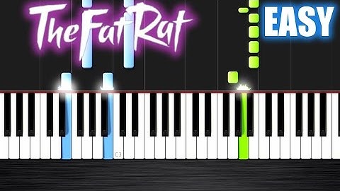 TheFatRat - Unity - EASY Piano Tutorial by PlutaX