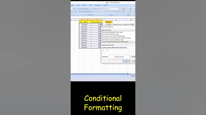 Highlight the Entire Row! Easy Excel #exceltutorial #exceltips
