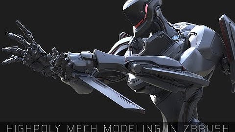 HIGH POLY MECH MODELING IN ZBRUSH