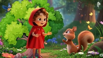 Truyện: CÔ BÉ QUÀNG KHĂN ĐỎ - ỨNG DỤNG CÔNG NGHỆ AI - Truyện hay dành cho trẻ mầm non.