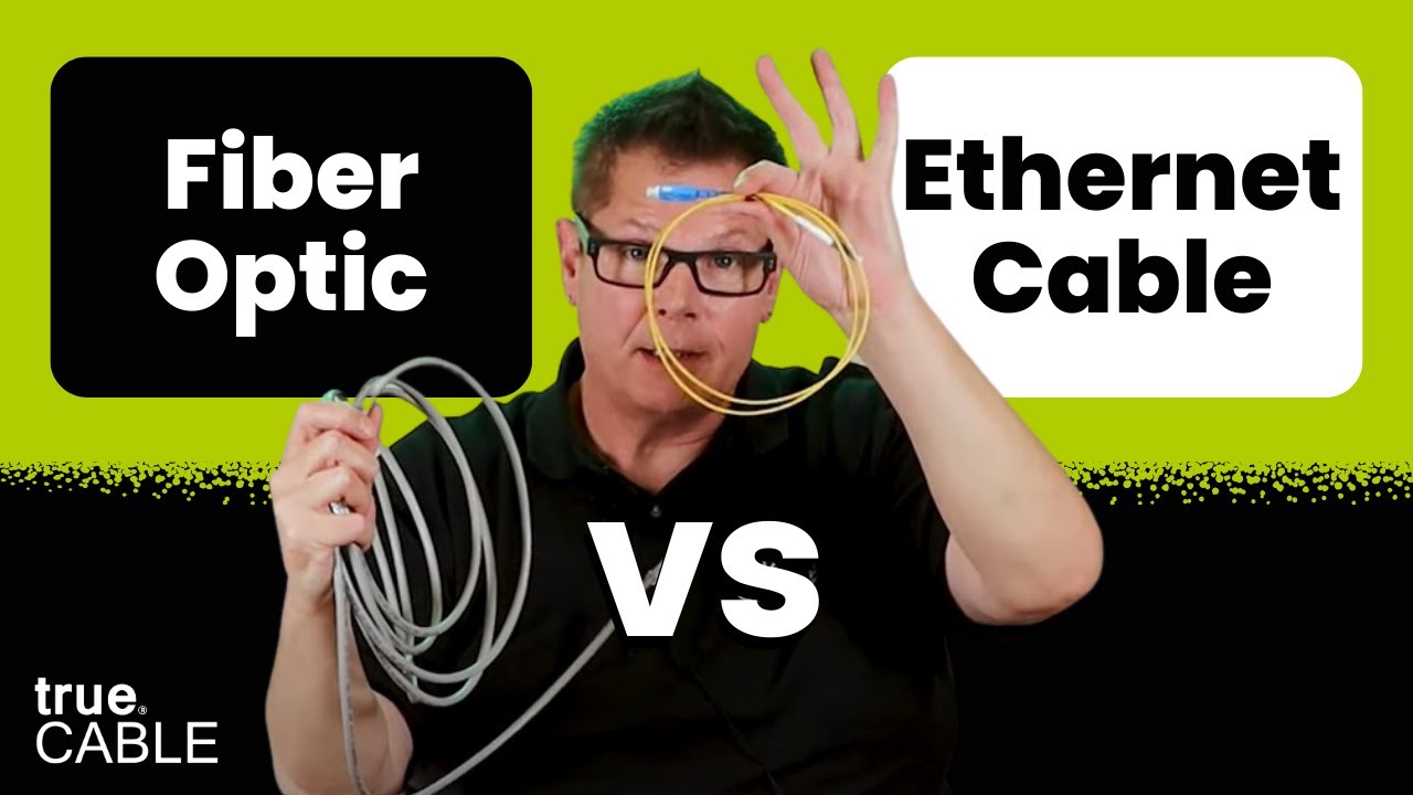 Fiber Optic vs Ethernet Cable - YouTube