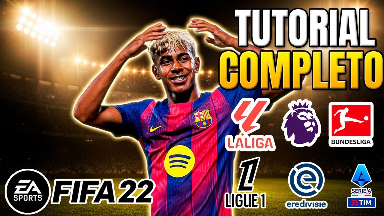 TUTORIAL COMPLETO 🔥 O PATCH MAIS REALISTA DO FIFA 22 ATUALIZADO 2026