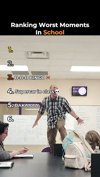 Ranking Worst Moments In School