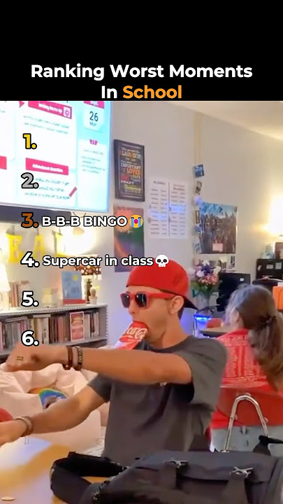 Ranking Worst Moments In School