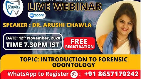 Introduction to Forensic Odontology