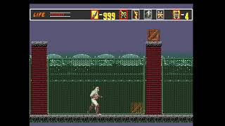 The Revenge of Shinobi ( Mega Drive ) - Longplay Infinite Shurikens Cheat