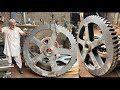 Amazing Production Of Large Gear  Industrial machinery - best machinery Production Huge Gear |