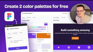 You can now create 2 color palettes with WebsiteStylekit