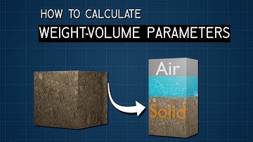 Soil Mechanics: How to Calculate Weight-Volume Parameters | Engineering Tutorial