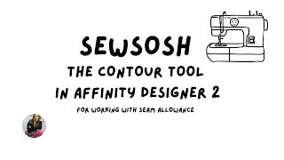 Contour Tool for Seam Allowance - Affinity Designer 2