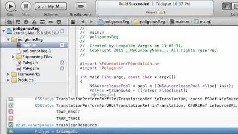 Objective C. Tutorial 19. POO; Instanciando Objetos.(Español Latino)