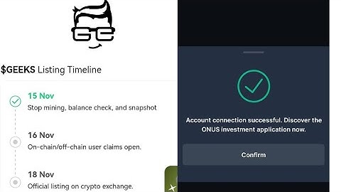 How to withdraw $Geeks tokens to Onus exchange,. verified or not verified, (step by step guide)