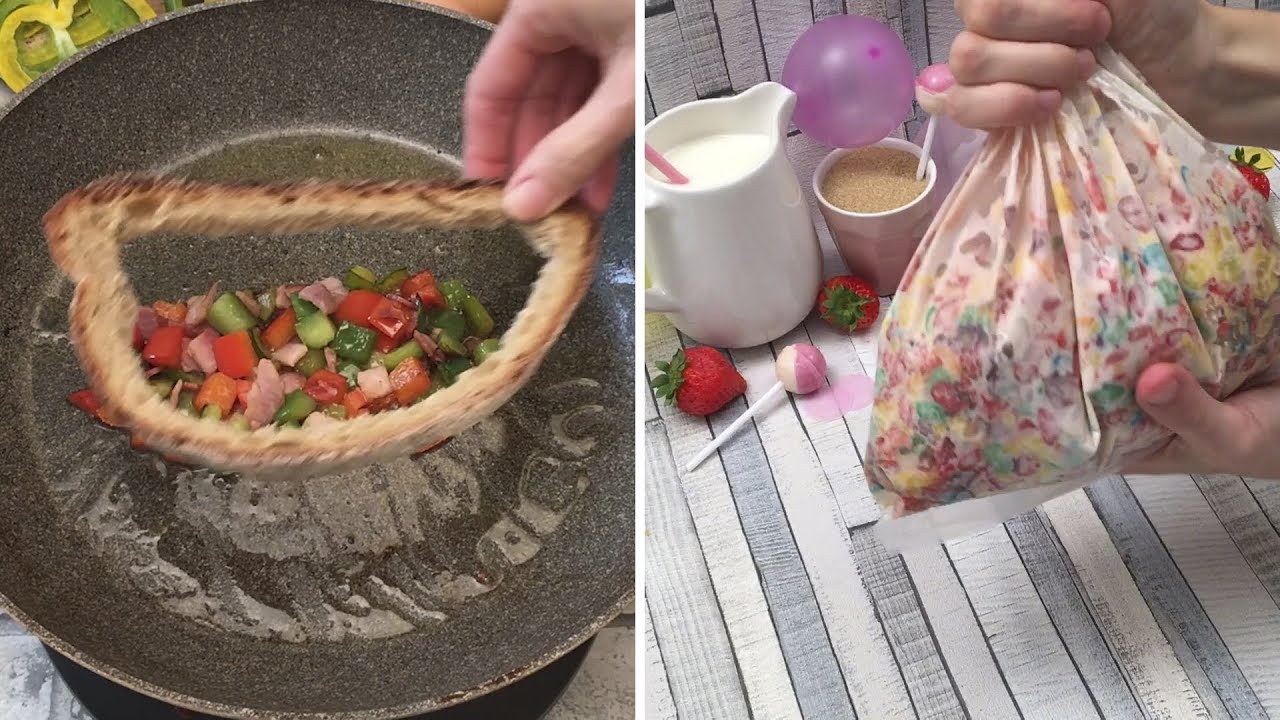 Chefclub loves breakfast! 🥞 Omelet Toast 🍞 Cookie French Toast 🍪 Egg Bagels 🍳