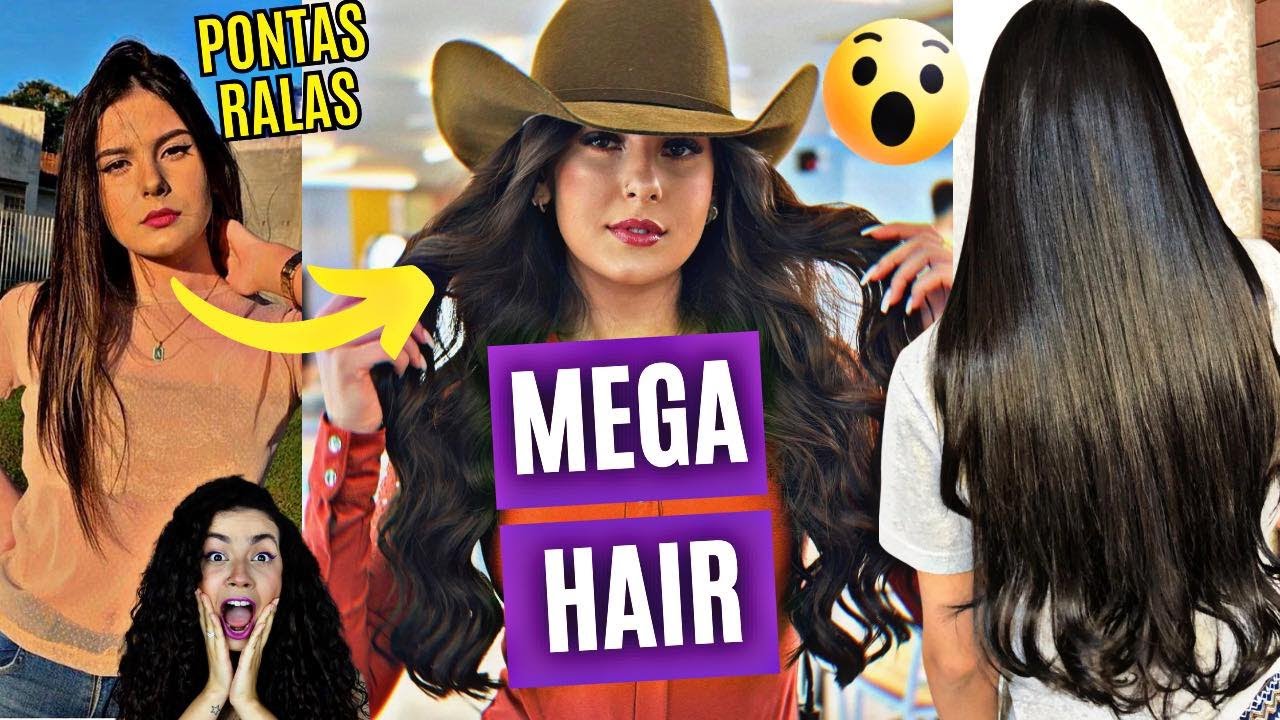 É MEGA HAIR! A VERDADE DO CABELO DE ANA CASTELA BOIADEIRA! Já foi loira ...