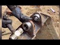 Jcb before and after bushing | jcb dipper sleeve replacement | jcb bucket collar replacement #jcb