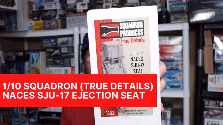 Squadron True Details 1/10 NACES SJU-17 Ejection Seat 10923: A look inside the box