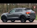 Volkswagen NEW T-roc Black Style 2021 in 4K Indium Grey 18 inch Grange Hill Walk around & inside