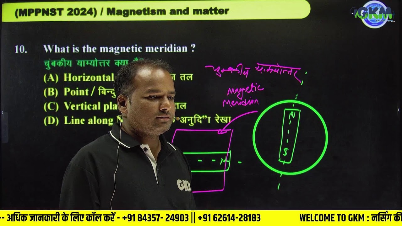 GKM Nursing - PNST | NCERT PATHSAHALA : MAGNETISM AND MAGNETIC MATERIALS | ANM GNM Coaching