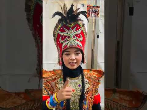 Pak Polisi Ikut Joget Tarian Sekar Rimba Indonesia diPlumbon, Banyu Urip, Tegalrejo