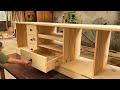 Ingenious Techniques DIY Woodworking Workers || Inspired Art Woodworking Thin 20mm Wooden Furniture