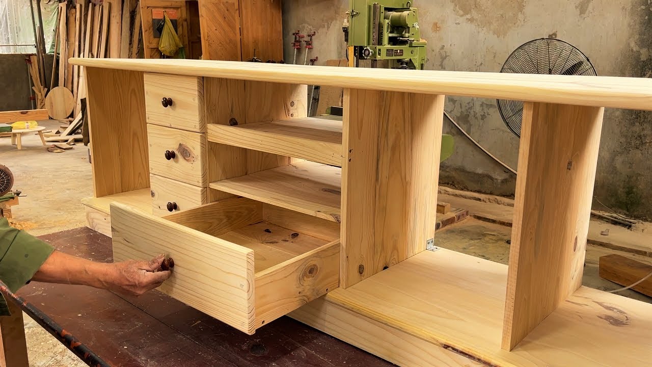 Ingenious Techniques DIY Woodworking Workers || Inspired Art Woodworking Thin 20mm Wooden Furniture