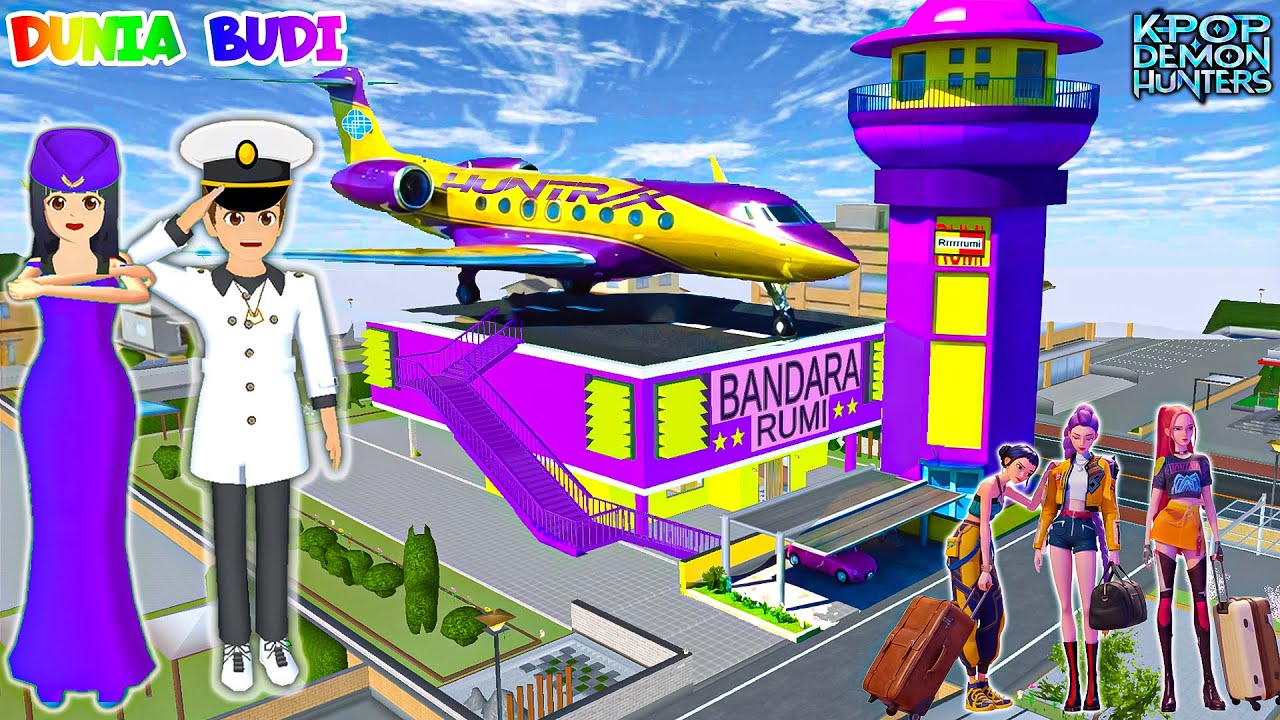Yuta Mio Sang Penolong Jadi Pilot Buat Markas Pesawat RUMI Antar Pulang KPOP DEMON HUNTER ✈️