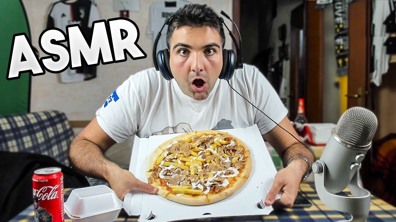 🍕🥙  ASMR PIZZA KEBAB! 🎧