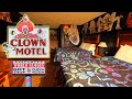 America&#39;s SCARIEST Motel | CLOWN MOTEL | A look at all the Theme Rooms