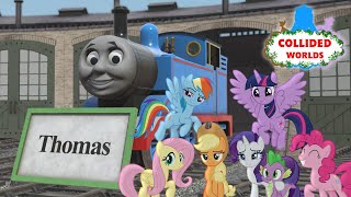 Collided Worlds - Thomas/MLP Nameboards