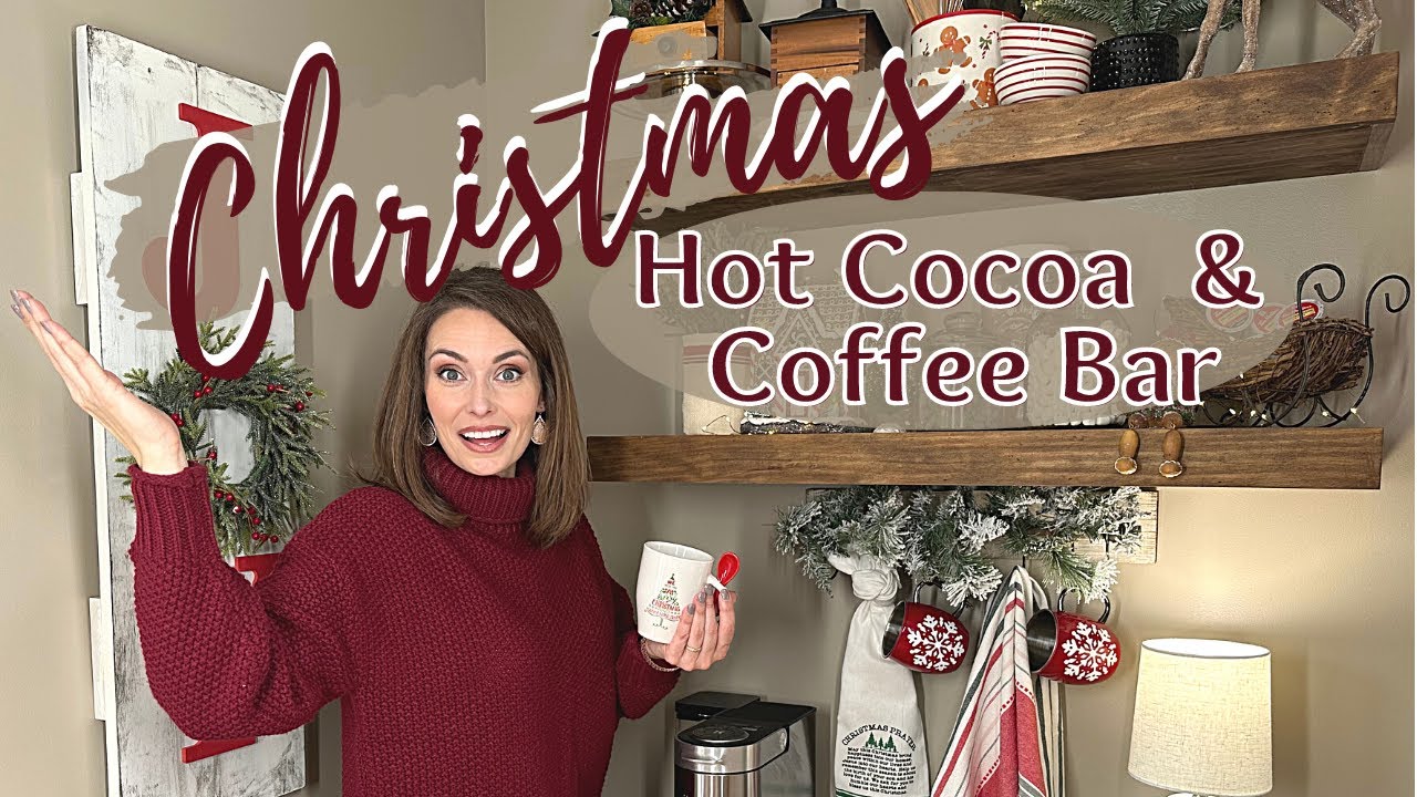 РОЖДЕСТВЕНСКИЙ ГОРЯЧИЙ КАКАО-БАР И КОФЕ | ВДОХНОВЕНИЕ ДЛЯ УКРАШЕНИЯ НА РОЖДЕСТВО 2022