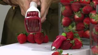 Chef'n Strawberry StemGem and Slicer Prep Set on QVC