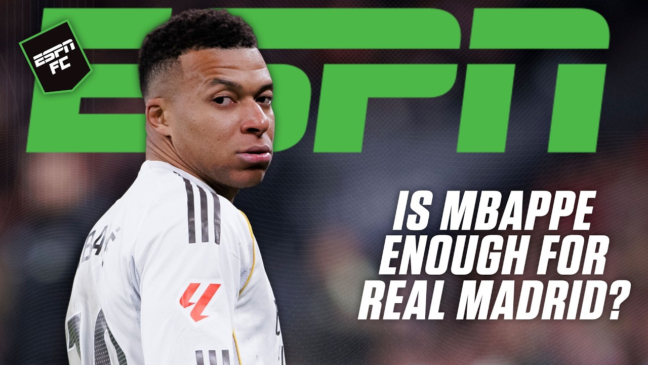Real Madrid REACTION 🔥 Craig Burley QUESTIONS if Kylian Mbappe is ENOUGH... | ESPN FC