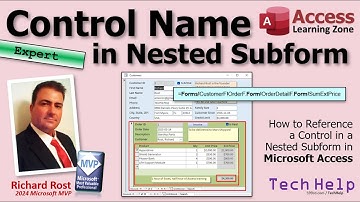 How to Reference a Control in a Nested Subform in Microsoft Access