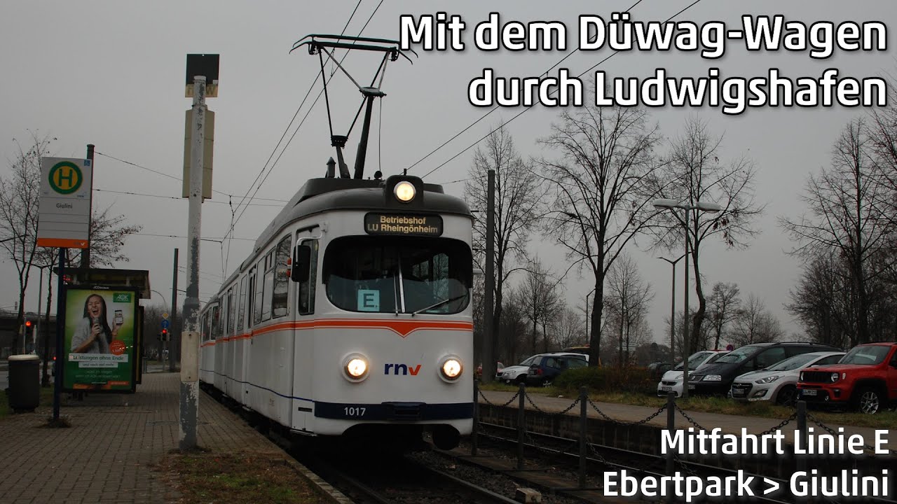 【Führerstandsmitfahrt】ET6 durch Ludwigshafen (Part 1)【Düwag】