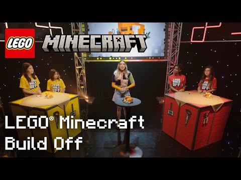 Two Teams Compete In The Ultimate Building Challenge | LEGO® Minecraft™ Build Off