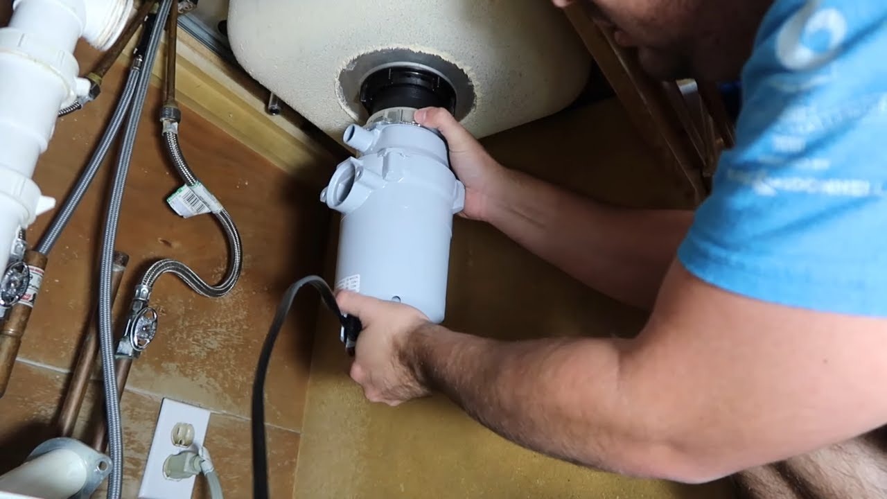How To Install a Waste King Garbage Disposal - YouTube