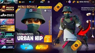 INCRIVEL! OURO ROYALE DO SERVIDOR AVANÇADO DO FREE FIRE! O QUE VAI CHEGAR