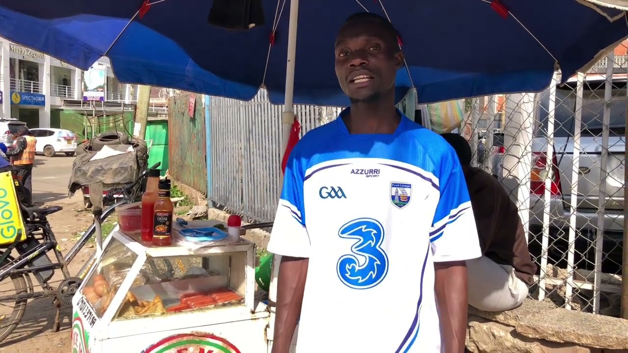 Smocha and mayai pasua seller in Kenya Nairobi
