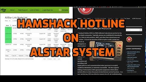 HAMSHACK HOTLINE -ALLSTAR NODE (ALLMON)